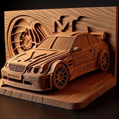 3D model Mercedes Benz CLK DTM AMG (STL)